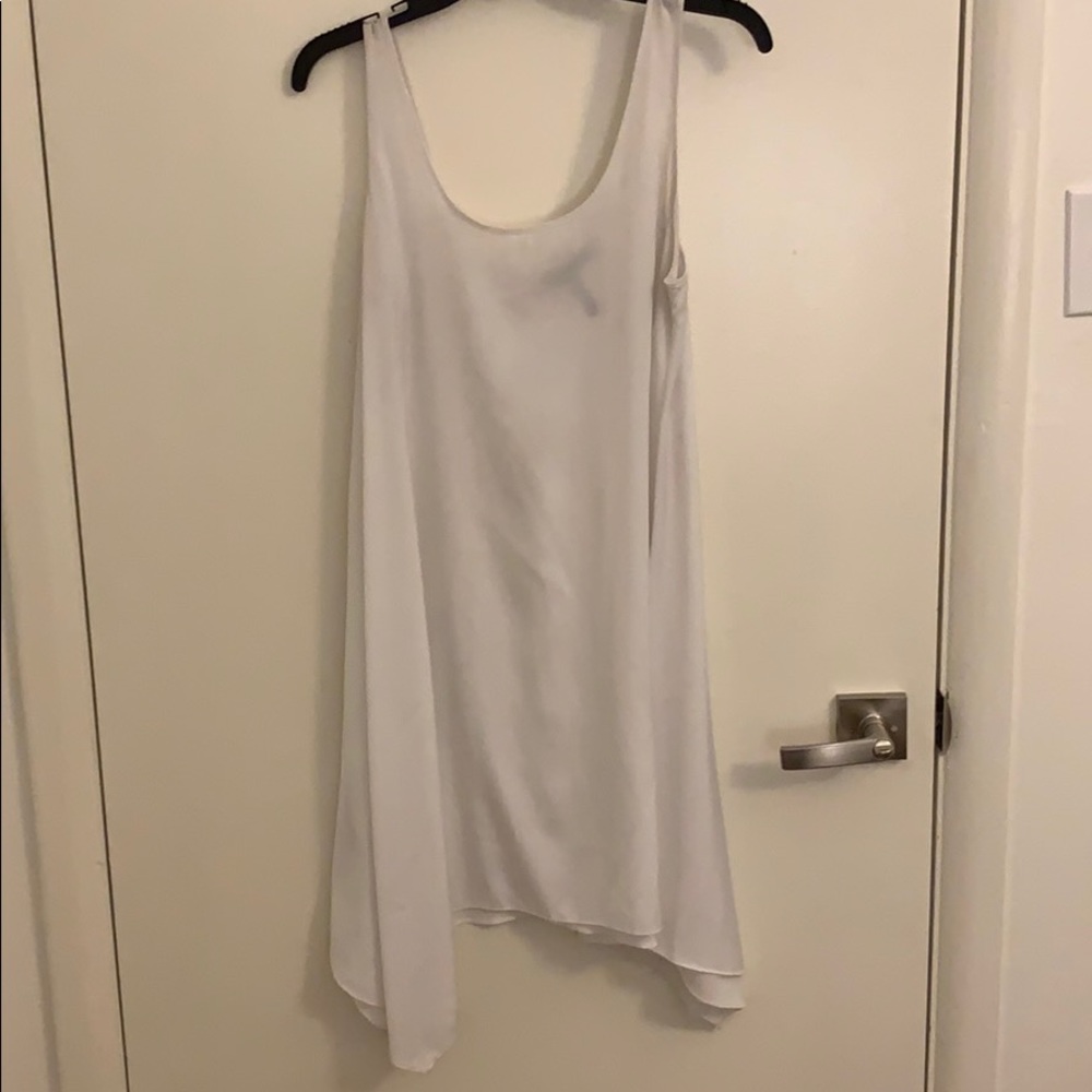 BCBGMaxazria white flowy dress